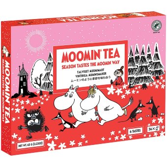 Набор чёрного чая Nordqvist "Зимний муми-тролль" 36шт Набор чёрного чая Nordqvist "Зимний муми-тролль" 36шт