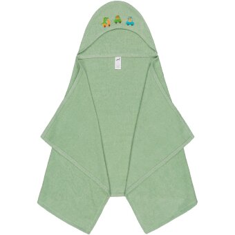 Детское полотенце с капюшоном Ciraf Animals 70x140 см зеленое