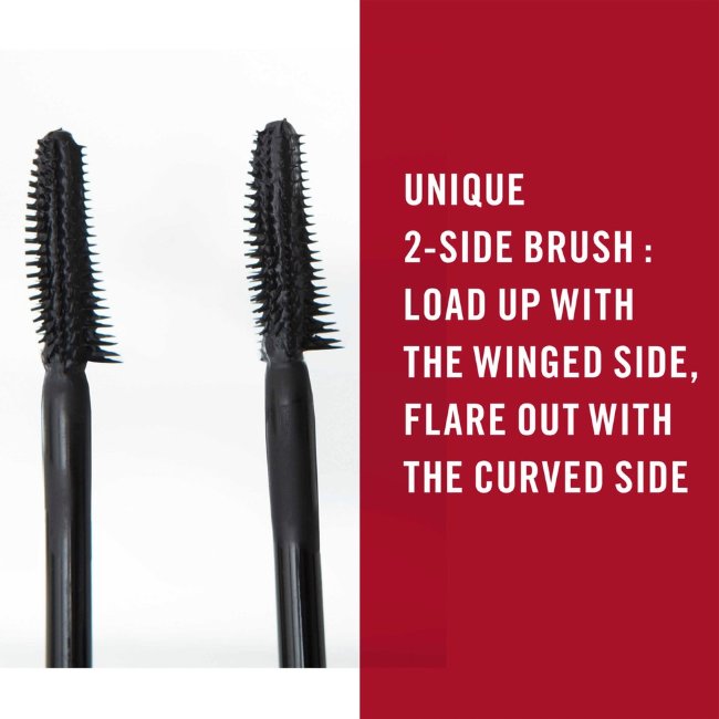 Водостойкая тушь для ресниц Rimmel Scandaleyes Wow Wings 12 мл, 001 черный