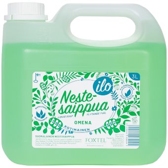 Жидкое мыло Ilo 3 л яблоко