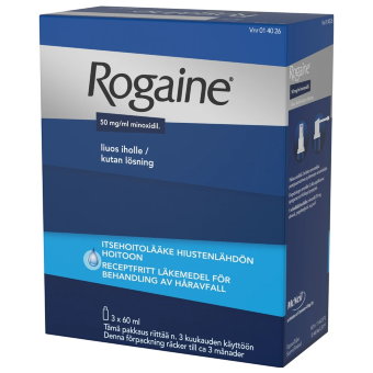 Раствор для мужчин от выпадения волос ROGAINE LIUOS IHOLLE 50MG/ML 3 X 60 мл