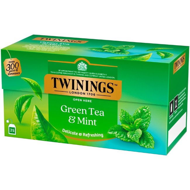 Чай зеленый с мятой Twinings 25пак