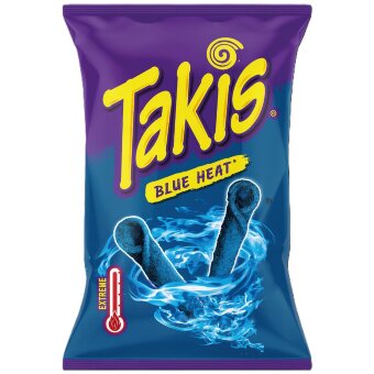 Кукурузные снэки Takis Blue Heat 100 гр