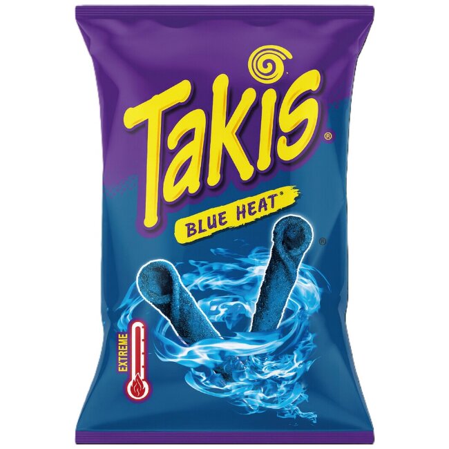 Кукурузные снэки Takis Blue Heat 100 гр