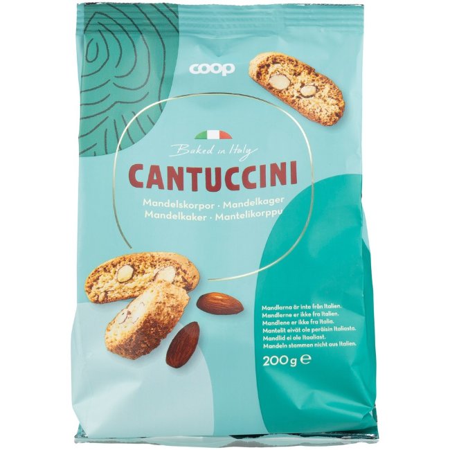 Миндальное печенье Cantuccini Coop 200 гр