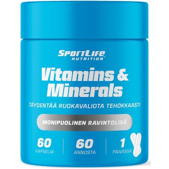 Витамины и минералы SportLife Nutrition 60 капсул