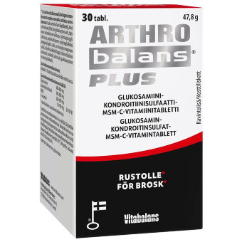 Витамины для суставов Arthro Balans Plus ( артро баланс плюс ) 30 таблеток Vitabalans