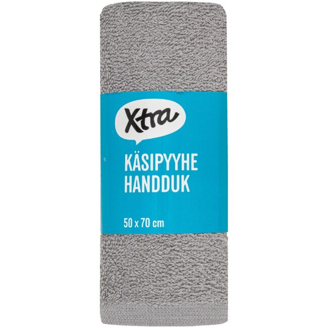 Полотенце для рук Xtra Anna 50x70 см серое Полотенце для рук Xtra Anna 50x70 см серое