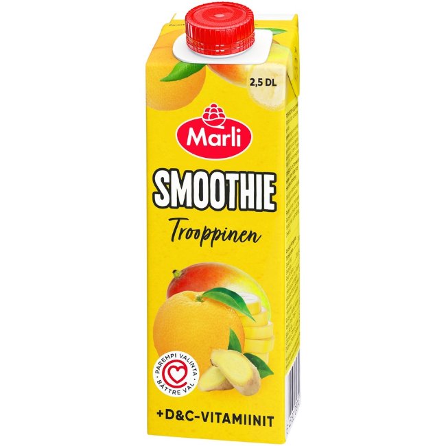 Смузи (манго, банан) Marli Tooppinen Smoothie 250 мл