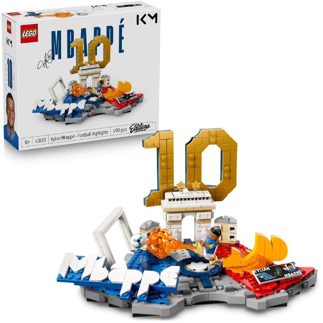 Конструктор LEGO® Editions Football 43013 Kylian Mbappé – звездные моменты футбола Конструктор LEGO® Editions Football 43013 Kylian Mbappé – звездные моменты футбола