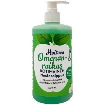 Жидкое мыло с витаминами Hoitava (свежесть яблока) 500 мл