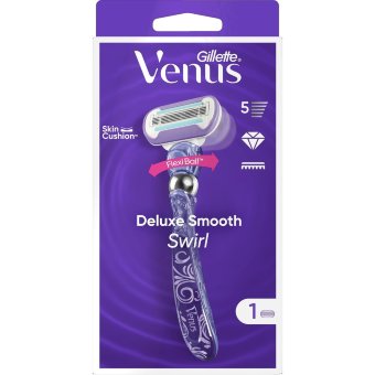 Бритвенный станок Gillette Venus Extra Smooth Swirl 1 шт Бритвенный станок Gillette Venus Extra Smooth Swirl 1 шт