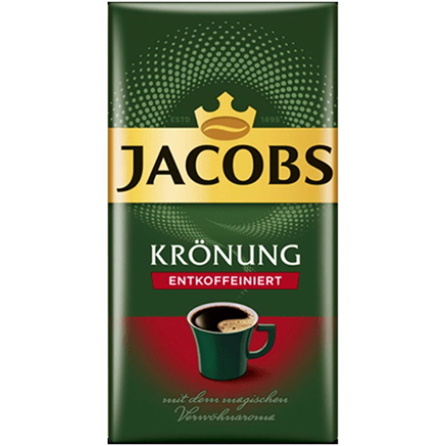 Кофе молотый Jacobs Kronung без кофеина 500 гр