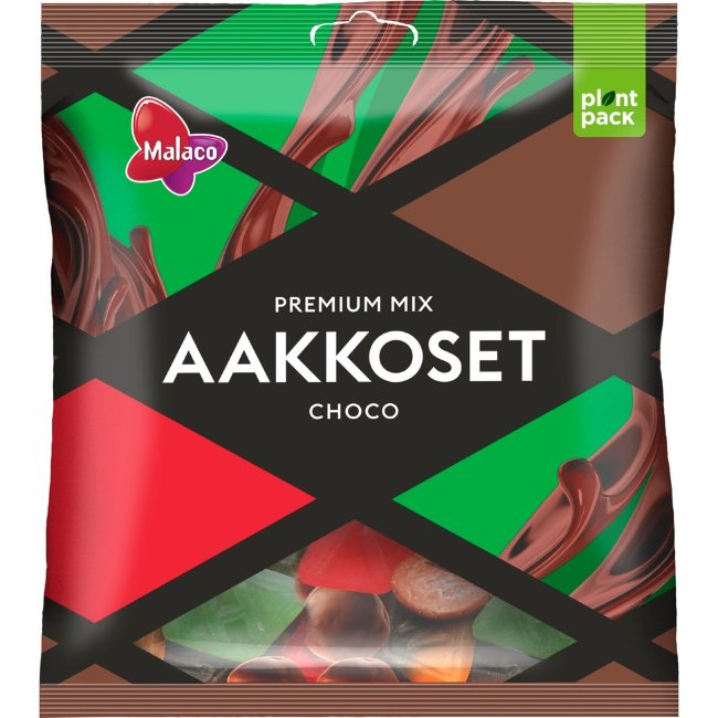 Ассорти шоколадных конфет Malaco Aakkoset 280 гр