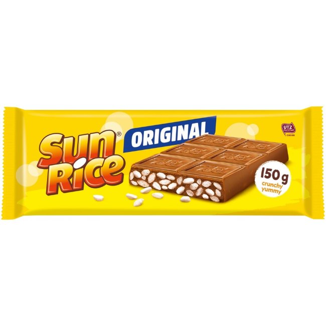 Шоколад Sun Rice classic (воздушный рис) 150 гр