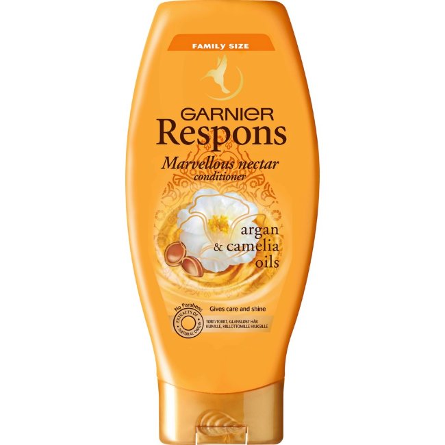 Кондиционер для волос с камелией и аргановым маслом Garnier Respons 400 мл Кондиционер для волос с камелией и аргановым маслом Garnier Respons 400 мл