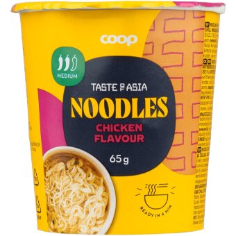 Лапша в стакане Coop Asia со вкусом курицы 65 гр Лапша в стакане Coop Asia со вкусом курицы 65 гр