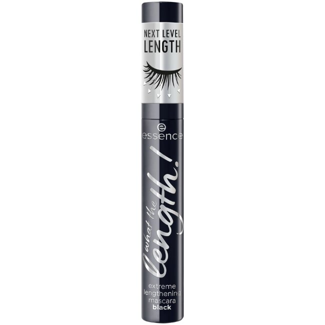 Тушь для ресниц essence what the length! extreme lengthening черная 01 Black 10 мл Тушь для ресниц essence what the length! extreme lengthening черная 01 Black 10 мл