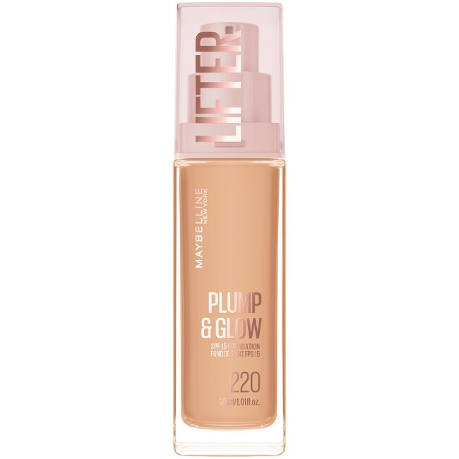Тональный крем Maybelline New York Lifter Plump & Glow 30 мл 220 Тональный крем Maybelline New York Lifter Plump & Glow 30 мл 220