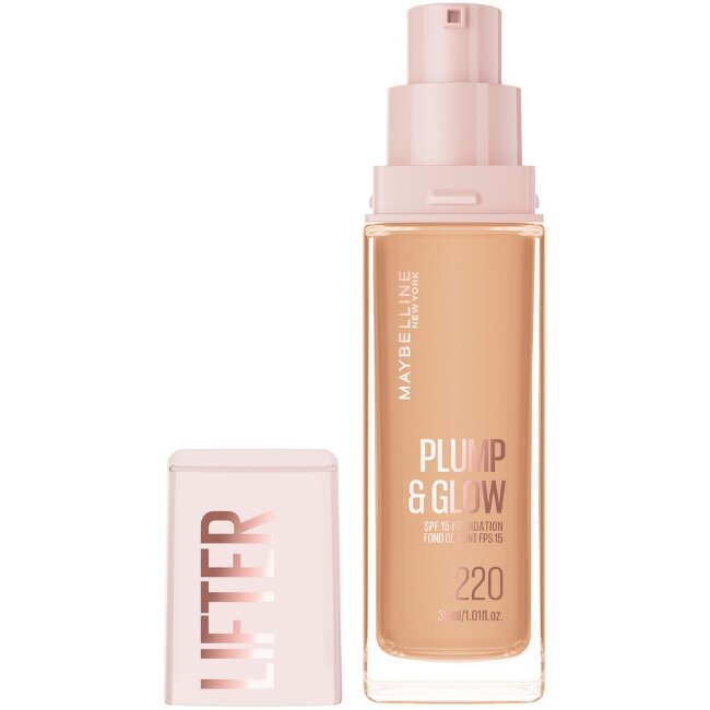 Тональный крем Maybelline New York Lifter Plump & Glow 30 мл 220 Тональный крем Maybelline New York Lifter Plump & Glow 30 мл 220