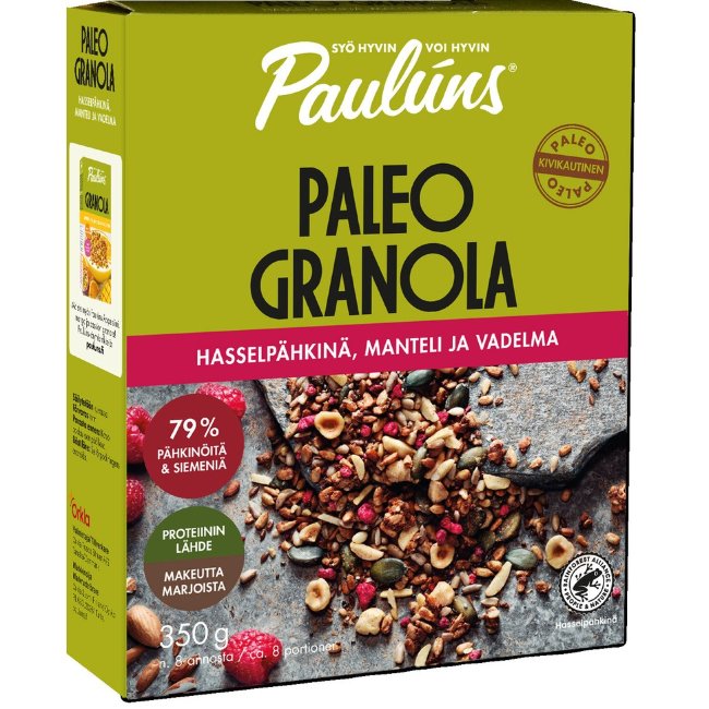 Гранола Pauláns paleo с семенами и лесным орехом 350 гр