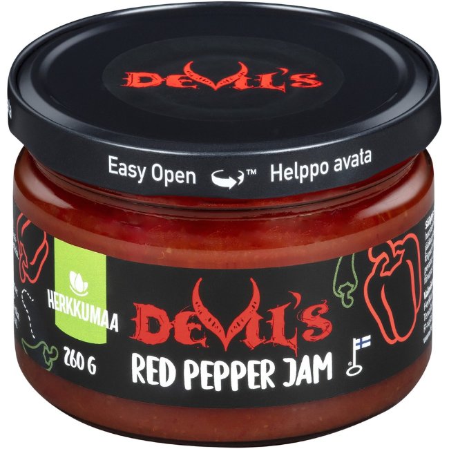 Джем из красного перца Herkkumaa Devils 260 гр