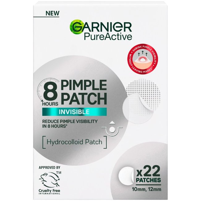 Патчи от угрей Garnier PureActive 22 шт в упаковке
