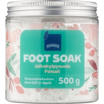Соль для ванн для ног Rainbow с ароматом яблока 500 гр