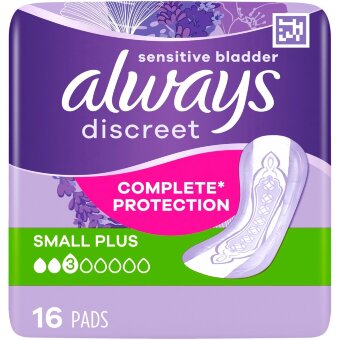 Прокладки для недержания Always Discreet Small Plus 16 шт Прокладки для недержания Always Discreet Small Plus 16 шт