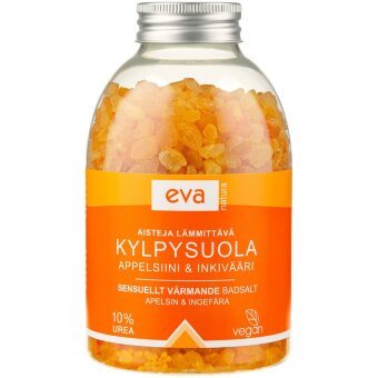 Соль для ванн Eva natura с апельсином и имбирём 450 гр