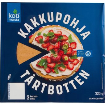 Бисквитные коржи для торта Kotimaista (уп 3 шт) 320 гр Бисквитные коржи для торта Kotimaista (уп 3 шт) 320 гр