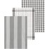 Кухонные полотенца Tex Home Stripes 3 шт серые Кухонные полотенца Tex Home Stripes 3 шт серые