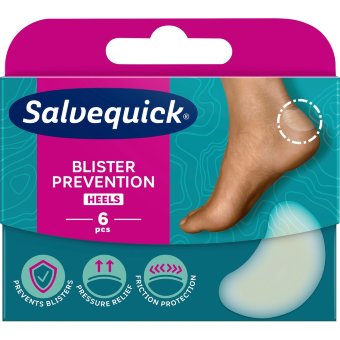 Пластырь для ног Salvequick Heels 6 гт