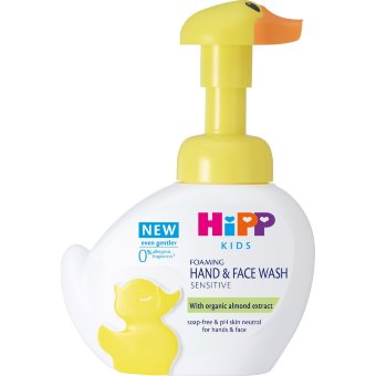 Пенное средство для рук и лица Hipp Baby Care Sensitive 250 мл "Ankka"