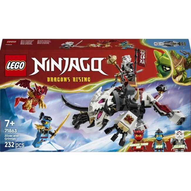 Конструктор LEGO® Ninjago 71863 Зилвар и дракон-змей Гримтак Конструктор LEGO® Ninjago 71863 Зилвар и дракон-змей Гримтак