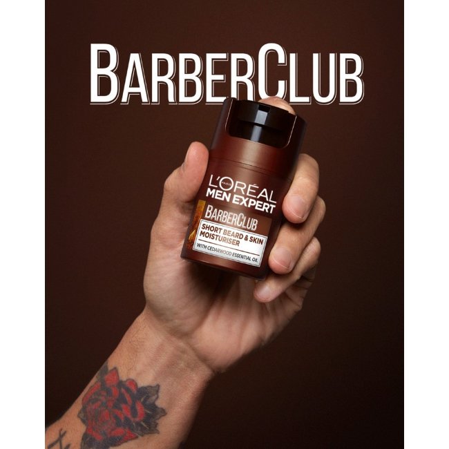 Увлажняющий крем для бороды и лица L'Oréal Paris Men Expert BarberClub, дневной, 50 мл