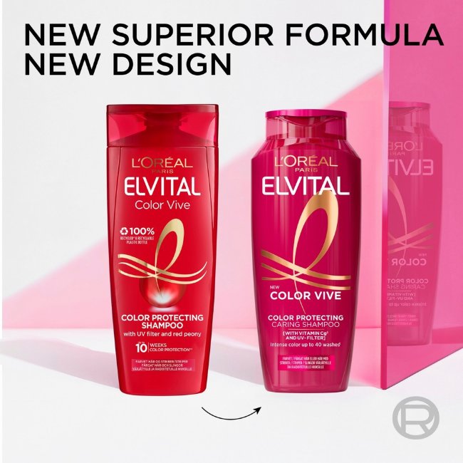 Шампунь LOREAL Paris Elvital Color-Vive для окрашенных и мелированных волос 400 мл
