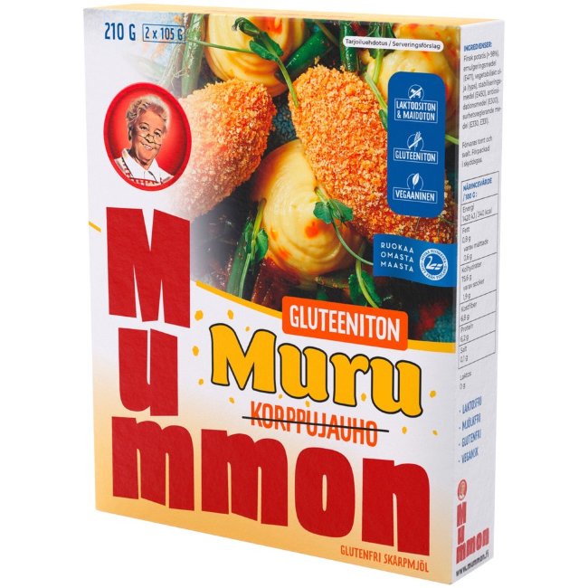 Панировочные сухари картофельные без глютена Mummon 210 гр