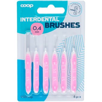 Зубная щетка для межзубных промежутков Coop 0,4 мм (уп 6 шт)