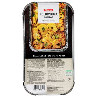 Форма для запекания (с крышкой) Pirkka 1,5л 3 шт