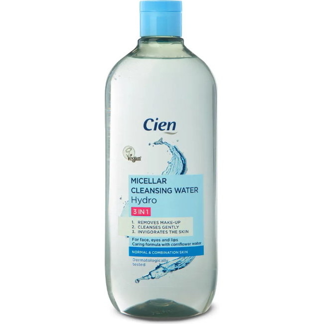 Мицеллярная вода 3 in 1 Сien Micellar Cleansing Water Hydro 400 мл