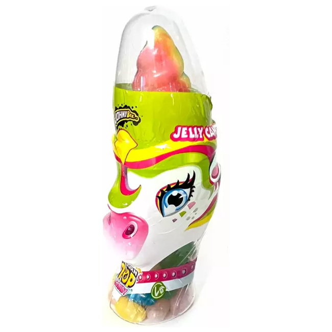 Леденец игрушка с конфетами «Единорог» Johny Bee 50 гр