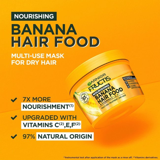 Питательная маска для волос с бананом Garnier Fructis 400 мл