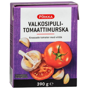 Измельченные томаты с чесноком Pirkka 390г