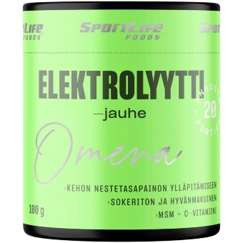 Электролитный порошок SportLife Foods 100 гр со вкусом яблока