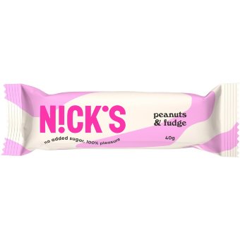 Арахисовый батончик Nick's peanuts n' fudge 40 гр