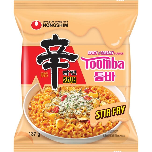 Лапша быстрого приготовления Nongshim Shin Ramyun Toomba 137 гр Лапша быстрого приготовления Nongshim Shin Ramyun Toomba 137 гр