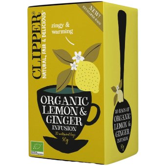 Органический чай Clipper с лимоном и имбирем 50 гр / 20 пакетиков Органический чай Clipper с лимоном и имбирем 50 гр / 20 пакетиков