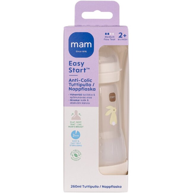 Антиколиковая бутылочка MAM Easy Start 260 мл Антиколиковая бутылочка MAM Easy Start 260 мл