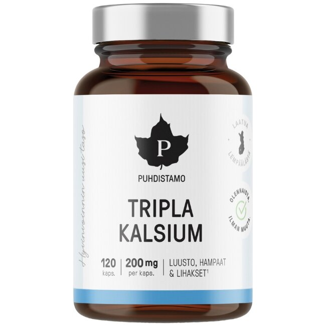 Puhdistamo Tripla Kalsium, 120 капсул Puhdistamo Tripla Kalsium, 120 капсул